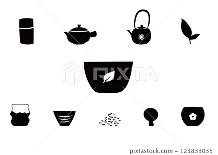 日本茶的插圖 123833035