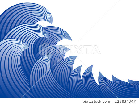 大浪的圖形影像 123834347