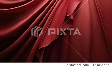 Shiny red fabric Shiny red fabric 123834433