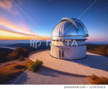 Astronomical observatory image material 123835828