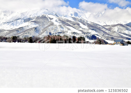 白馬村風景 / 眺望白馬八方尾根滑雪場（長野縣白馬村） [2025 年 3 月] 123836502