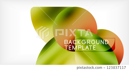 Bright circles with shadows abstract background Bright circles with shadows abstract background 123837117