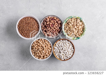 Mixed pulses for healthy and balanced diet 123838227