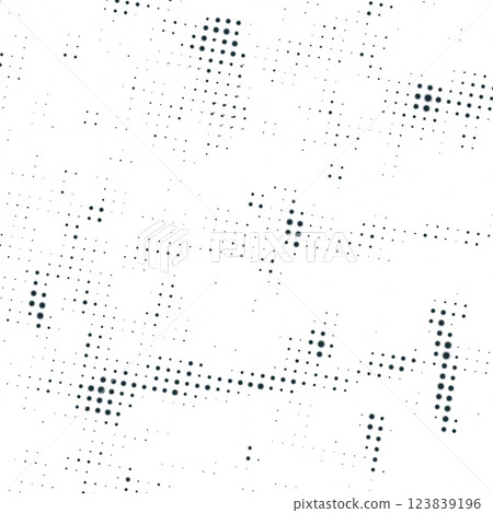 Halftone pattern design dot vires covid halftone. Stock vector illustration isolated on white background. 123839196