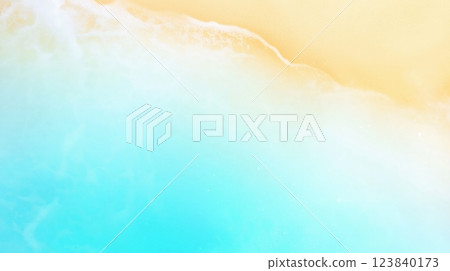 Feel the summer breeze on the sandy beach and the emerald blue sea Feel the summer breeze on the sandy beach and the emerald blue sea 123840173