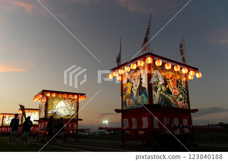 亀理故里夏祭（花車遊行）[宮城縣亀理郡亀理町] 123840188