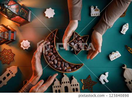 Muslim holy month Ramadan Kareem Muslim holy month Ramadan Kareem 123840898