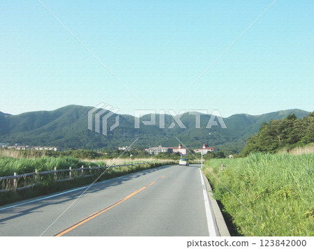 Hakone road. Sengokuhara. Illustrated photo. 123842000