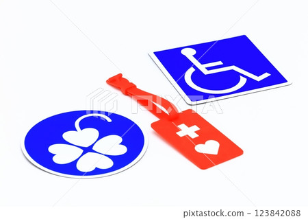 殘疾標記的圖像 123842088