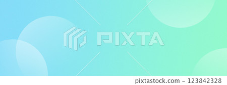 Abstract blue-green background with pattern of circles 123842328