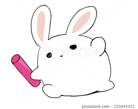 運動會接力兔 運動會接力兔 123843351
