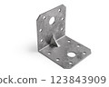 Metal angle corner connector with holes 123843909