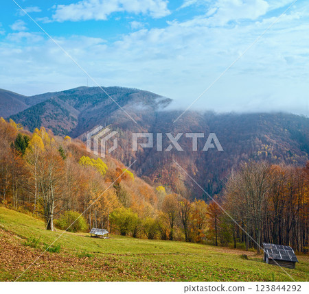 Autumn mountain view Autumn mountain view 123844292