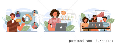 vector, business, management 123844424