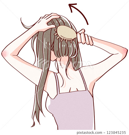 女人打理頭髮 2 123845235