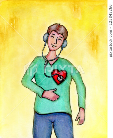 Listen to your heart 123845266