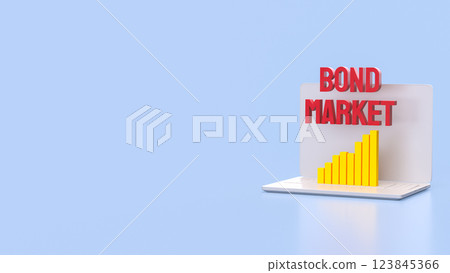 The Bond market for Business concept 3d Rendering. 123845366