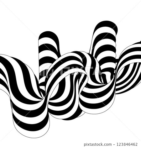 Abstract wave background, black and white wavy stripes or lines design. Eps 10 Abstract wave background, black and white wavy stripes or lines design. Eps 10 123846462