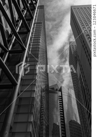 Shiodome skyscraper 123846671