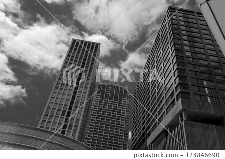 Shiodome skyscraper 123846690