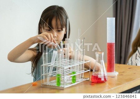 children classroom education experiment laboratory science student test beaker chemistry discovery learning research. children classroom education experiment laboratory science student test beaker chemistry discovery learning research. 123846841