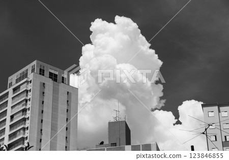 夏季巴西聖保羅的積雨雲 123846855