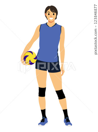 女排球運動員 123846877