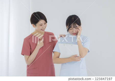 Medical staff, doctors, nurses, caregivers, medical administration Medical staff, doctors, nurses, caregivers, medical administration 123847197