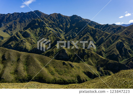Mountain scenery of Te Araroa, New Zealand Mountain scenery of Te Araroa, New Zealand 123847223