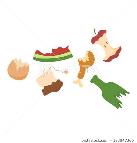 domestic waste for compost from fruits and vegetables domestic waste for compost from fruits and vegetables 123847360