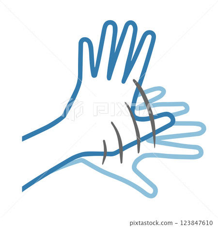 撲翼性震顫，手部震顫的圖示 123847610