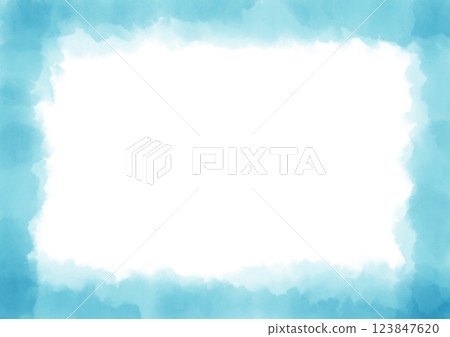 Watercolor texture frame background material Watercolor texture frame background material 123847620