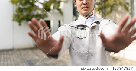 承包商形象剪裁（業務） 123847837