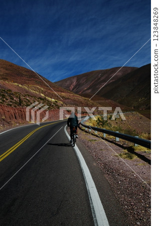 Argentina Altitude Bike Road Solo Travel Trail Adventure Argentina Altitude Bike Road Solo Travel Trail Adventure 123848269