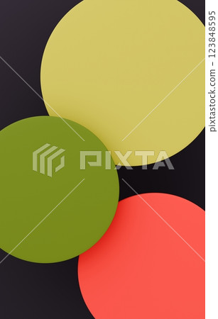 3D background material_circle_colorful 3D background material_circle_colorful 123848595