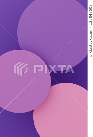 3D background material_circle_purple 123848605