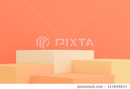 3D background material_rectangle_orange 123848633