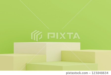 3D background material_square_green 123848634