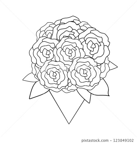 花束的例證 123849102