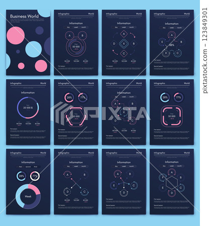 Vector graphics infographics with mobile phone. Template for creating mobile applications, workflow layout, diagram, banner, web design, business reports Vector graphics infographics with mobile phone. Template for creating mobile applications, workflow layout, diagram, banner, web design, business reports 123849301