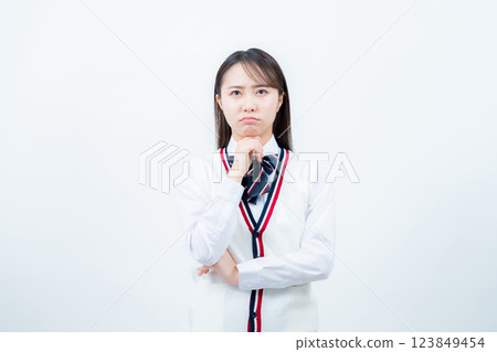 Suffering girls high school students 123849454