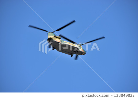 Disasters, wildfires, etc., large transport helicopter CH-47 Chinook Disasters, wildfires, etc., large transport helicopter CH-47 Chinook 123849822