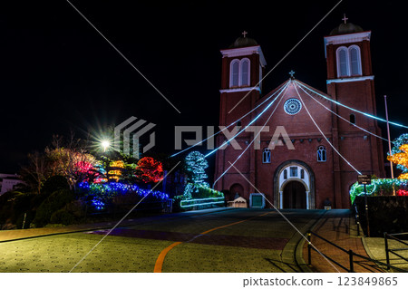 浦上天主教堂聖誕彩燈 [長崎市] 123849865