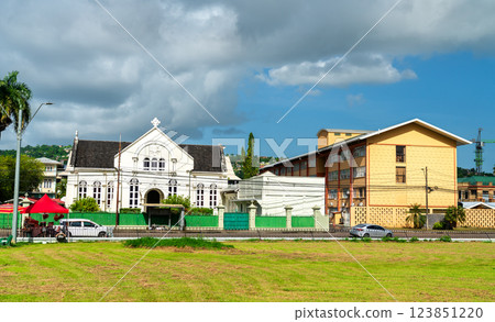 Holy Name Convent Chapel and Port of Spain General Hospital in Port of Spain, Trinidad and Tobago Holy Name Convent Chapel and Port of Spain General Hospital in Port of Spain, Trinidad and Tobago 123851220
