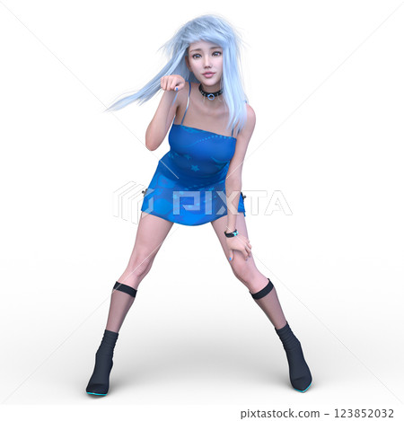 長頭髮的女人 123852032