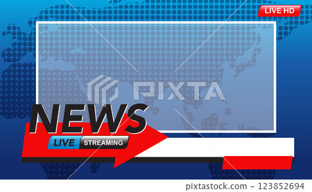 Dynamic News Broadcast Template 123852694