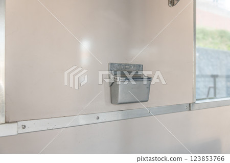 [Kitakyushu Mojiko, Kyushu Railway Museum, 14-series sleeper car, ashtray] 123853766