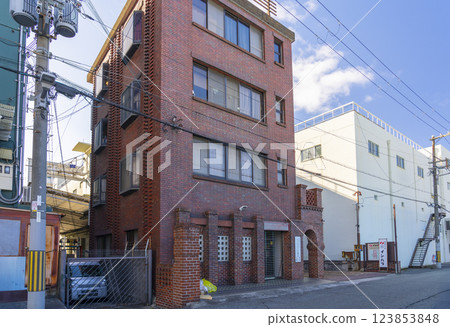 Retro exterior of Sefunia Work bricks 123853848