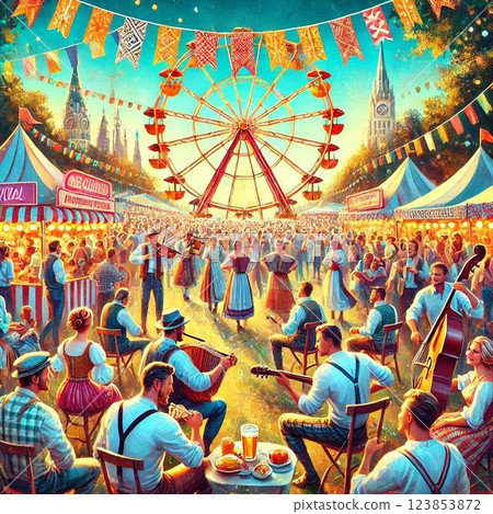 外國節日和音樂家 123853872