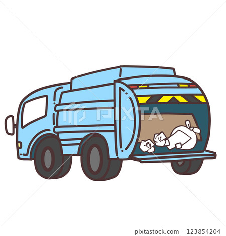 簡易垃圾車 123854204
